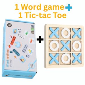 Word Spelling game+Tic-tac toe